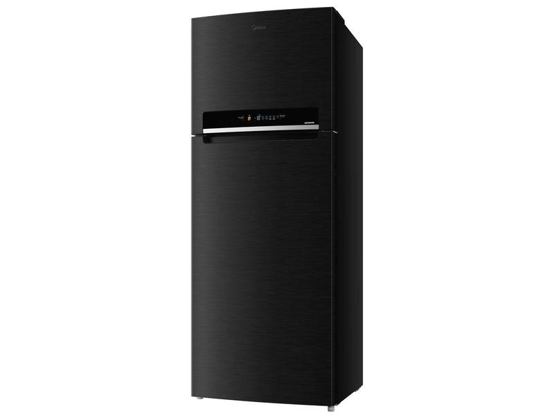 Geladeira/Refrigerador Midea Smart Frost Free Duplex Preto Basalto